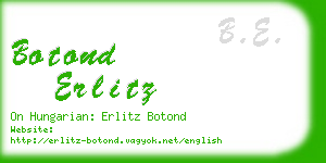 botond erlitz business card